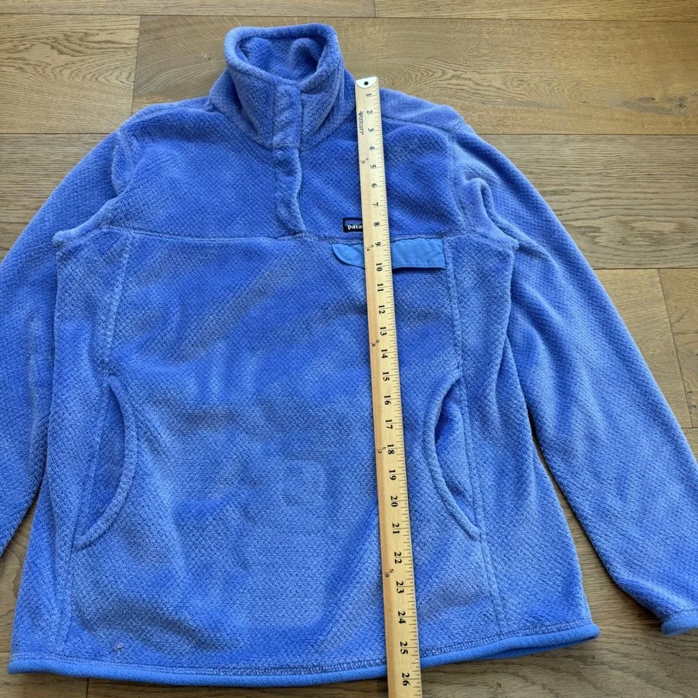 Patagonia Women Re-Tool Snap-T Fleece Pullover‎ Blue Polartec 25442 Large